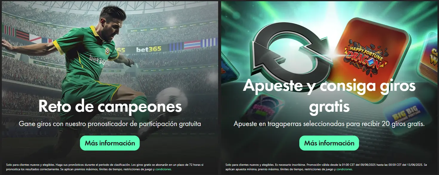 el mejor bono de bienvenida Bet365 Casino