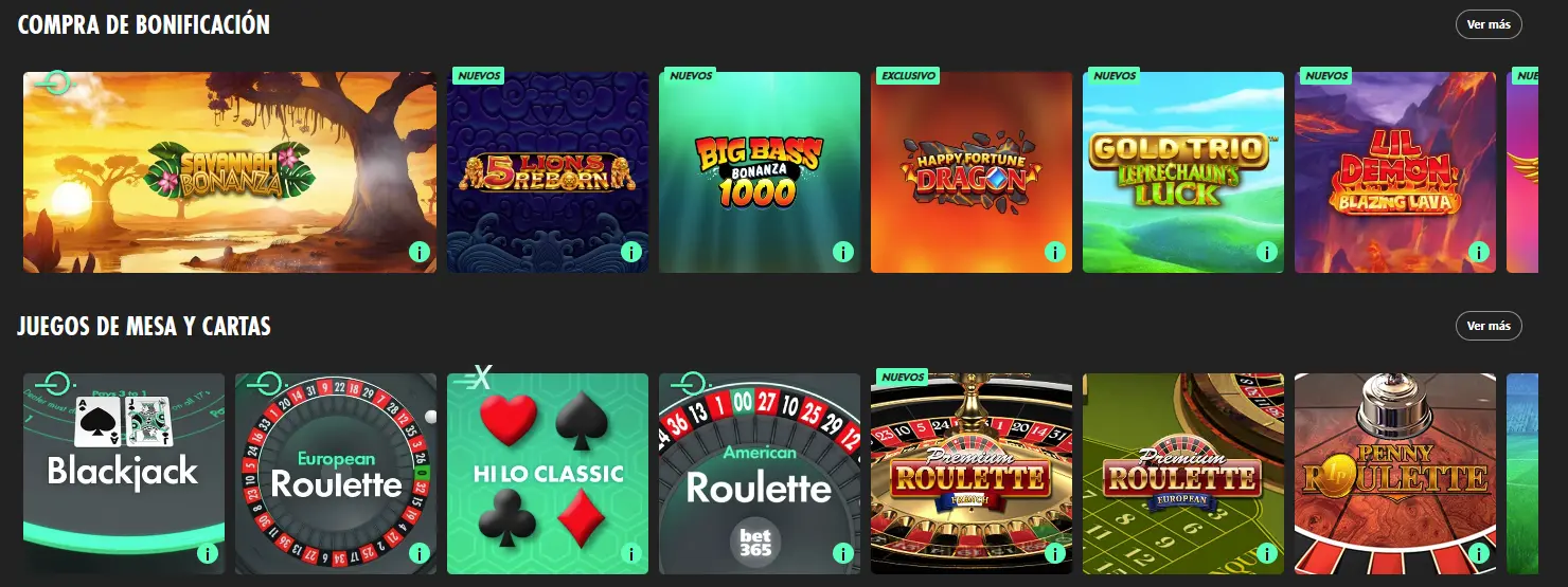 Las mejores tragamonedas en Bet365 Casino