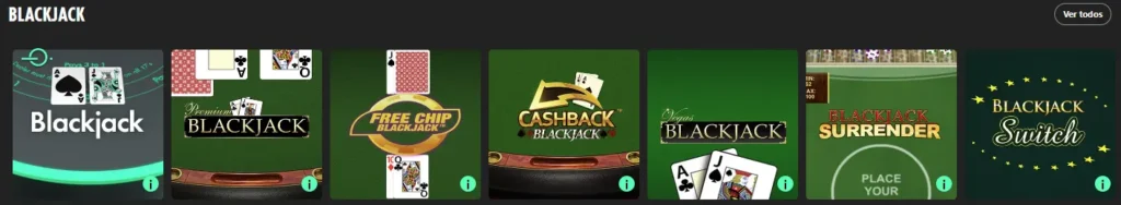 Veintiuna Bet365 Casino
