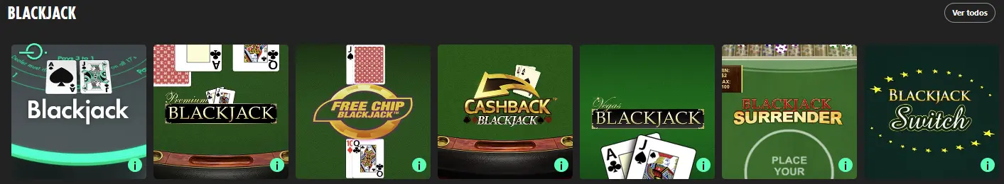 Veintiuna Bet365 Casino